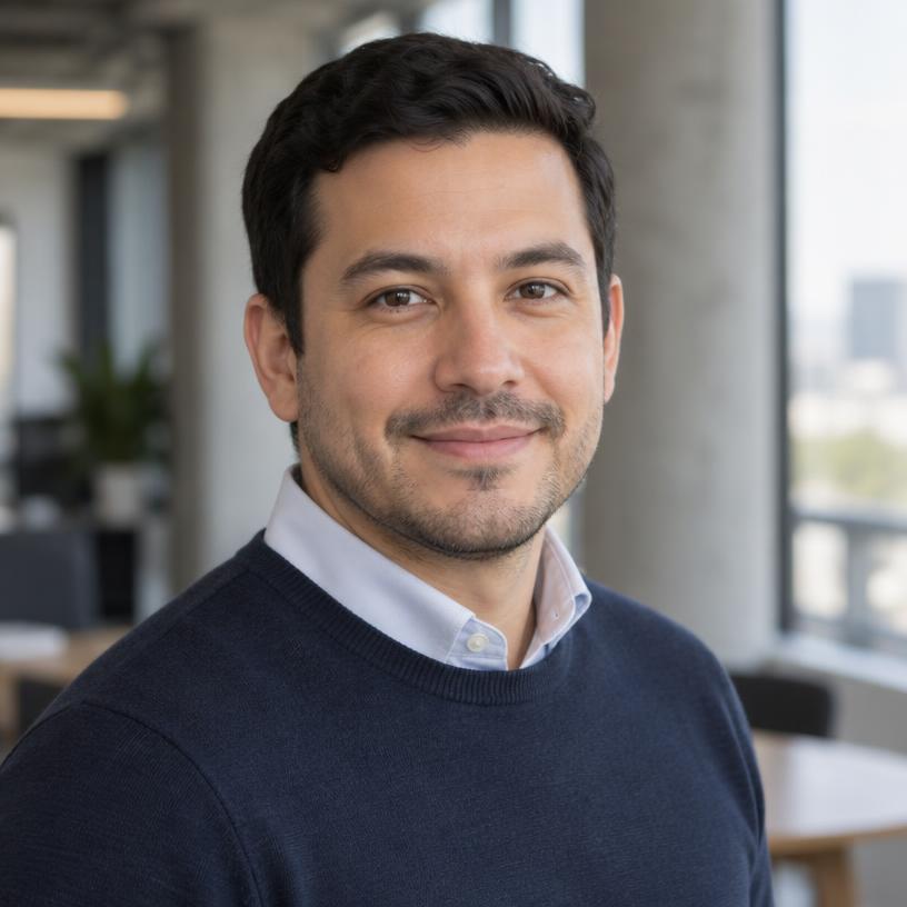 Professional headshot of Marcus Delgado, Director of Digital Media and Communications at MDT